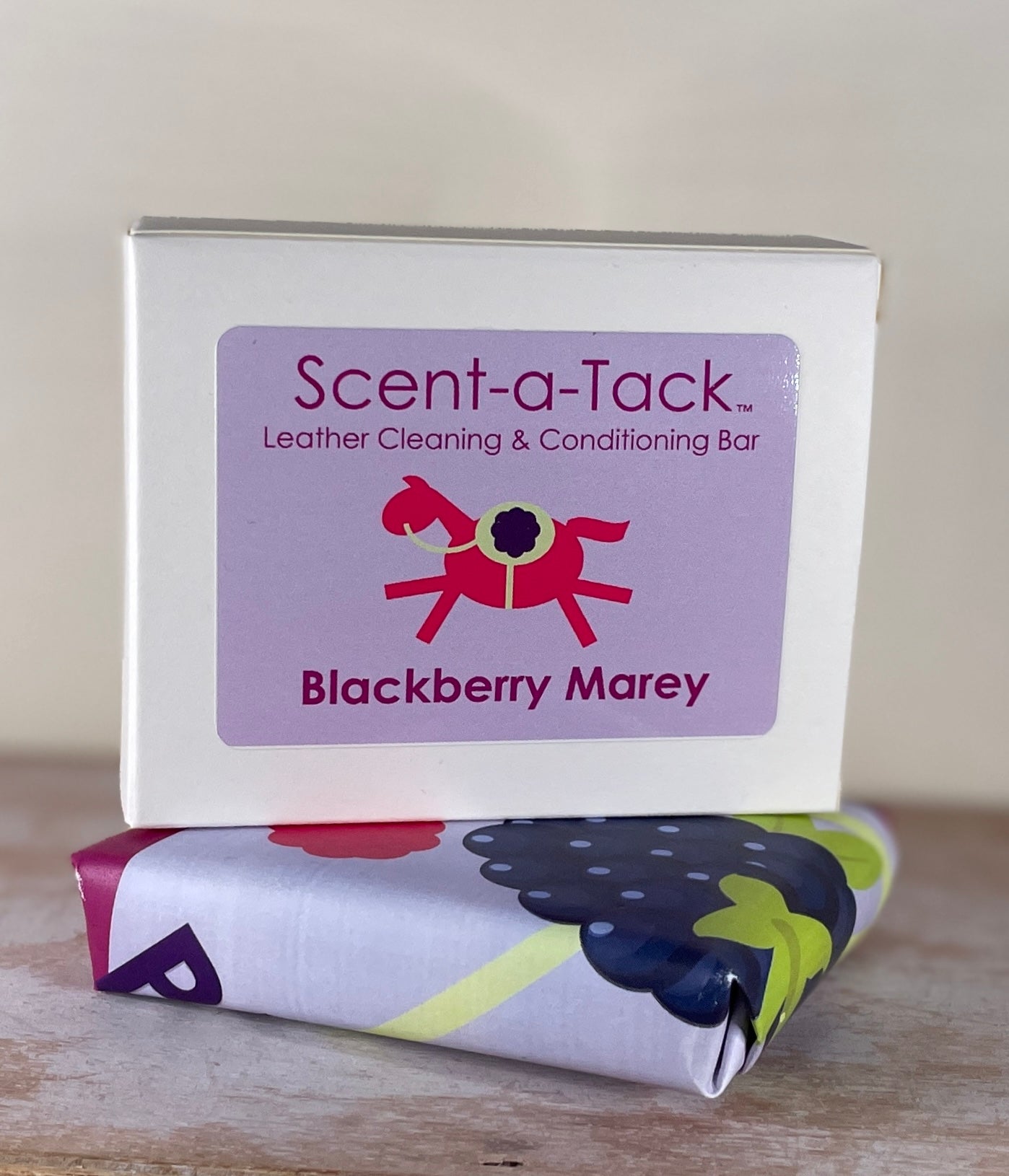 Blackberry Marey Scent-a-Tack Leather Cleaning & Conditioning Bar