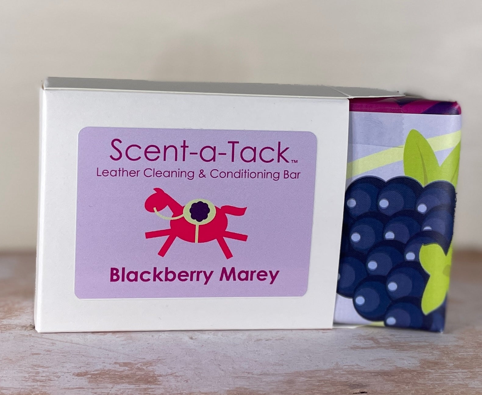 Blackberry Marey Scent-a-Tack Leather Cleaning & Conditioning Bar