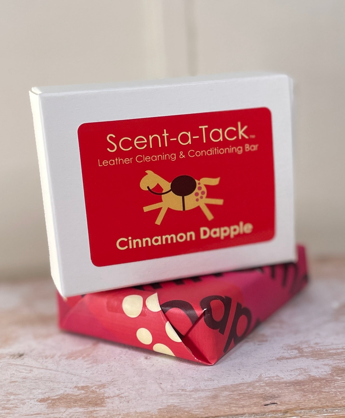 Cinnamon Dapple Scent-a-Tack Leather Cleaning & Conditioning Bar