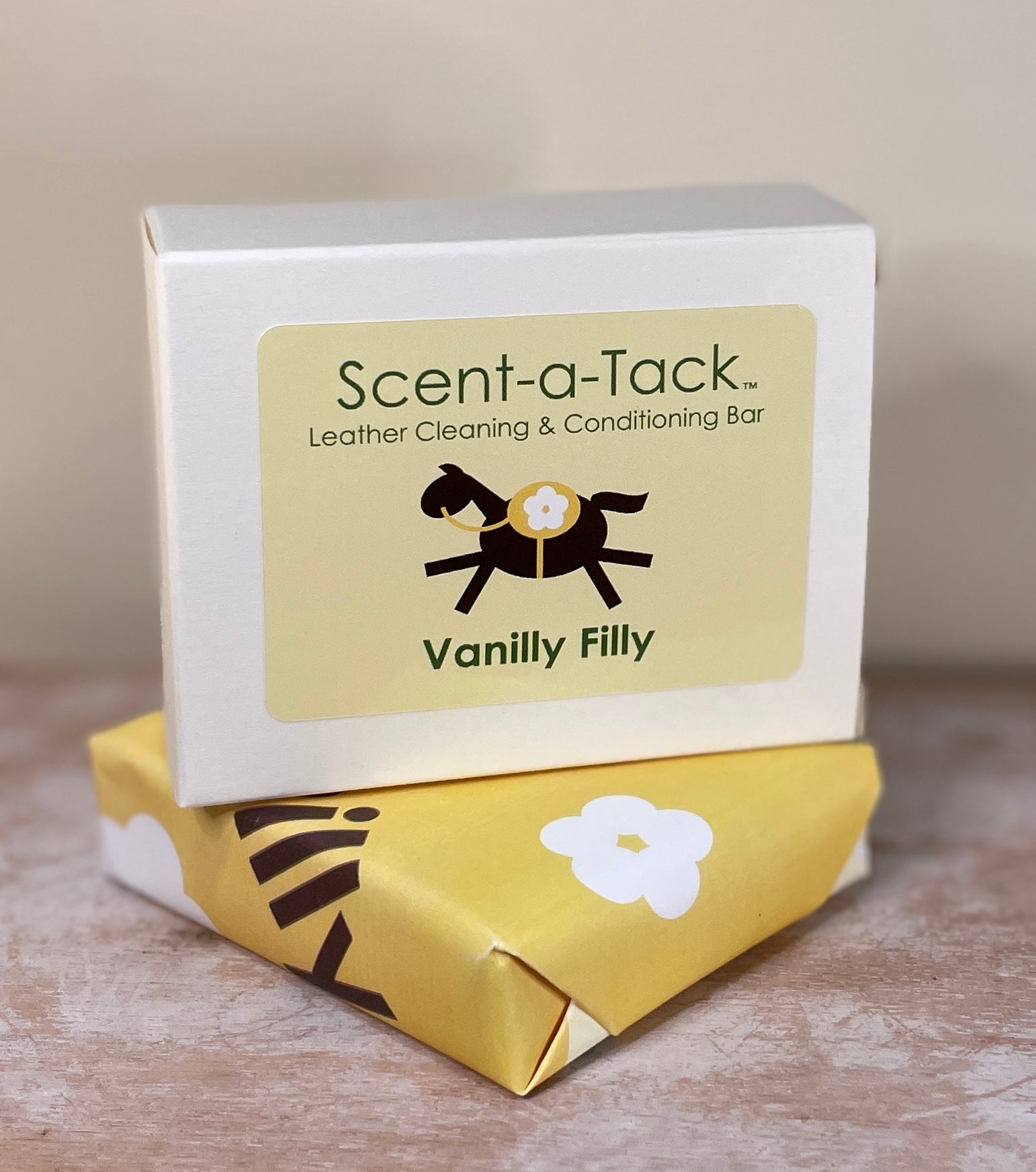 Vanilly Filly Scent-a-Tack Leather Cleaning & Conditioning Bar