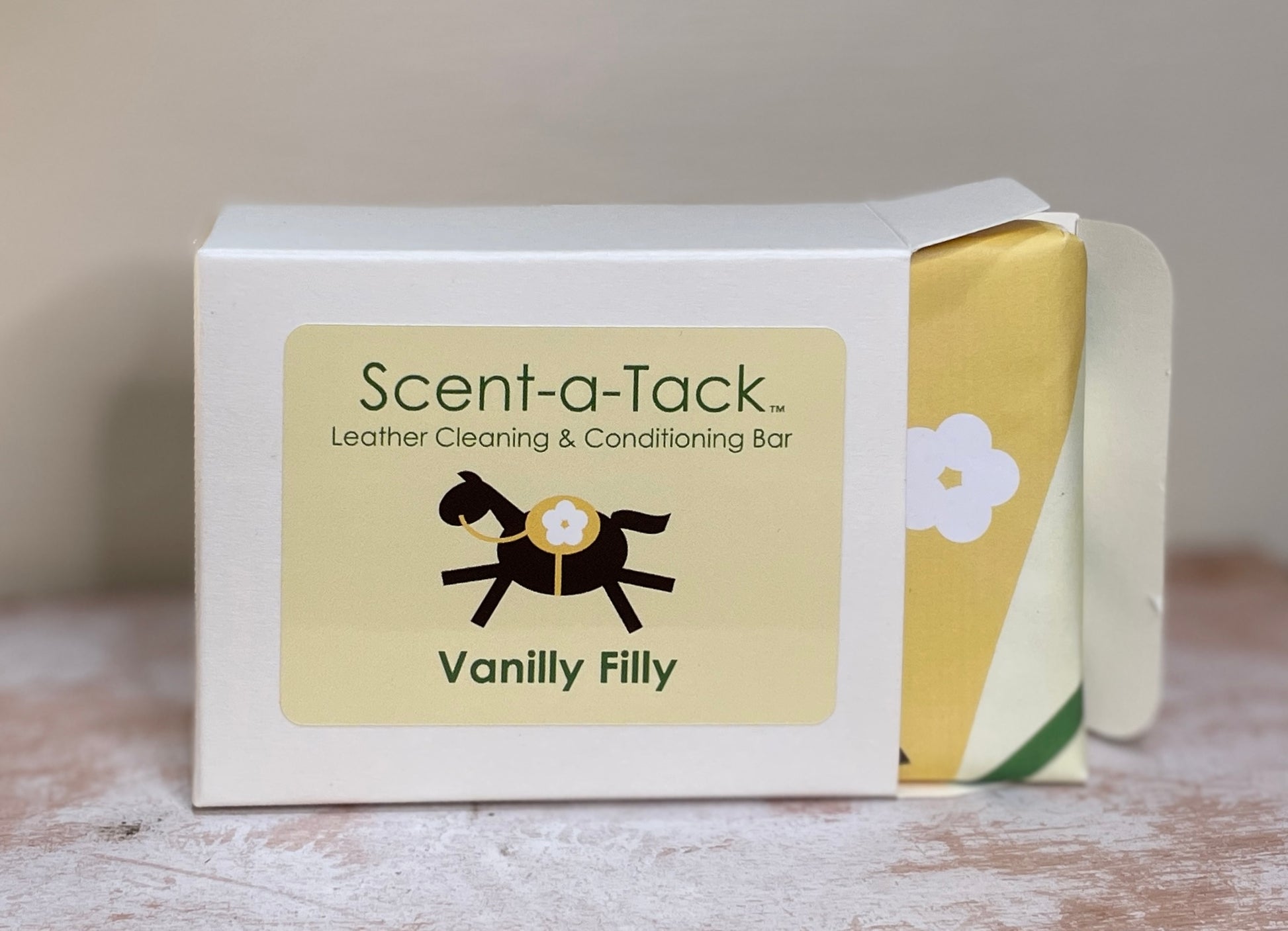 Vanilly Filly Scent-a-Tack Leather Cleaning & Conditioning Bar